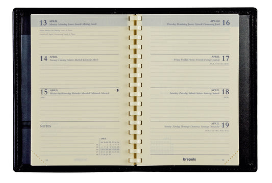 BREPOLS Agenda Delta Kul.Palermo 2025 0.834.3302 1W/2S rot 8.1x12cm