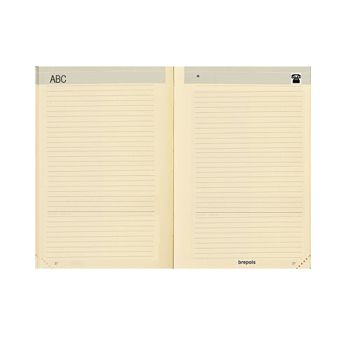 BREPOLS Adressregister chamois 0.835.9900 8.5x12cm