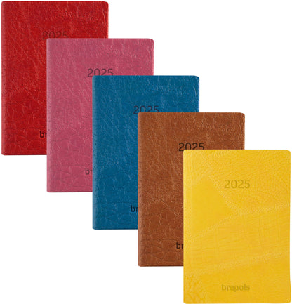 BREPOLS Agenda Armada Lucca 2025 0.931.3395 1W/2S ass. 6.8x10.2cm