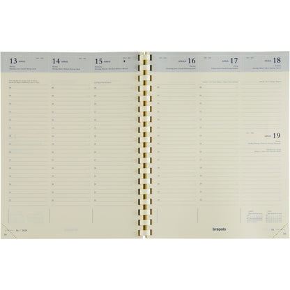 BREPOLS Agenda Timing Cube 2025 13634519920 1W/2S ass. ML 17.1x22cm