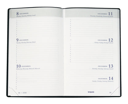 BREPOLS Schüleragenda Nature 25/26 2.037.5425 1W/2S 12M ass. ML 9x16cm