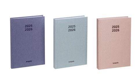 BREPOLS Schüleragenda Nature 25/26 2.037.5425 1W/2S 12M ass. ML 9x16cm