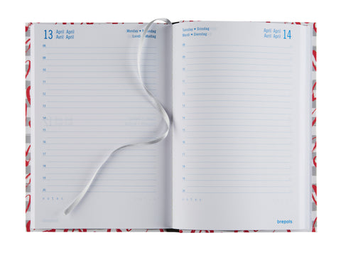 BREPOLS Schüleragenda Nature 25/26 2.140.5425 1T/1S 12M ass. ML 11.5x16.9cm