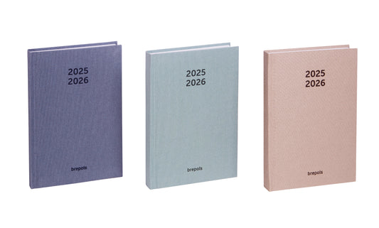 BREPOLS Schüleragenda Nature 25/26 2.140.5425 1T/1S 12M ass. ML 11.5x16.9cm