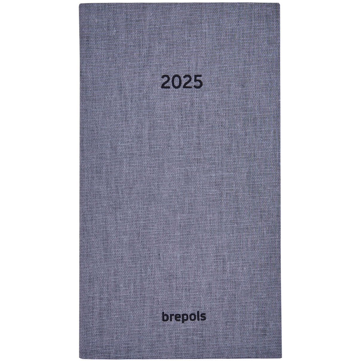BREPOLS Agenda Notavision Dubl. 2025 75454550260 1W/2S grau ML 9x16cm