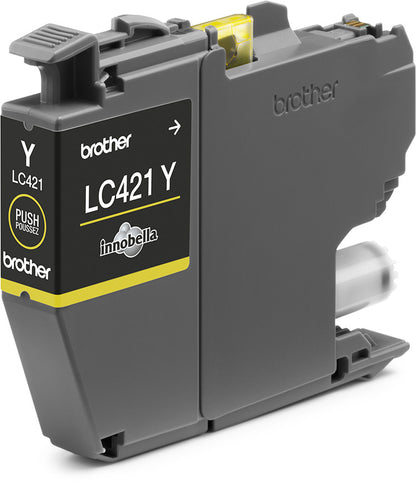 BROTHER Tintenpatrone yellow LC-421Y DCP-J1050 200 Seiten