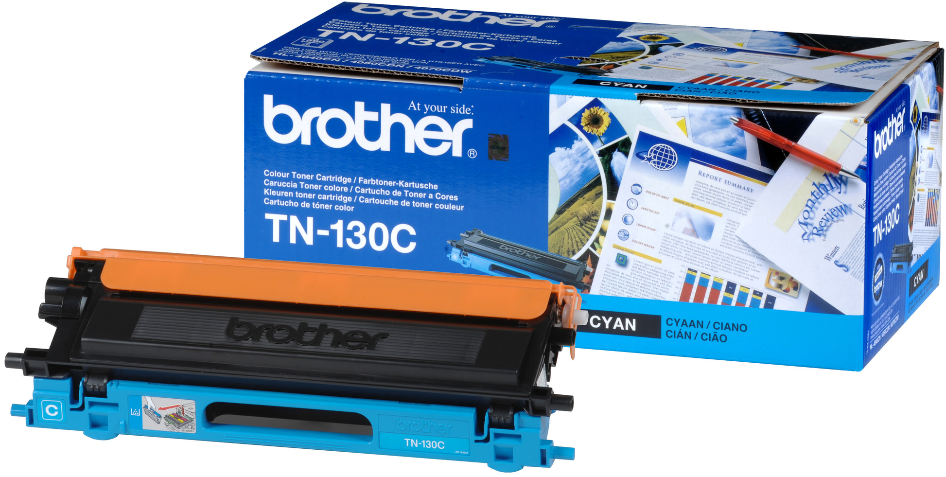 BROTHER Toner cyan TN-130C HL-4040/4070 1500 Seiten