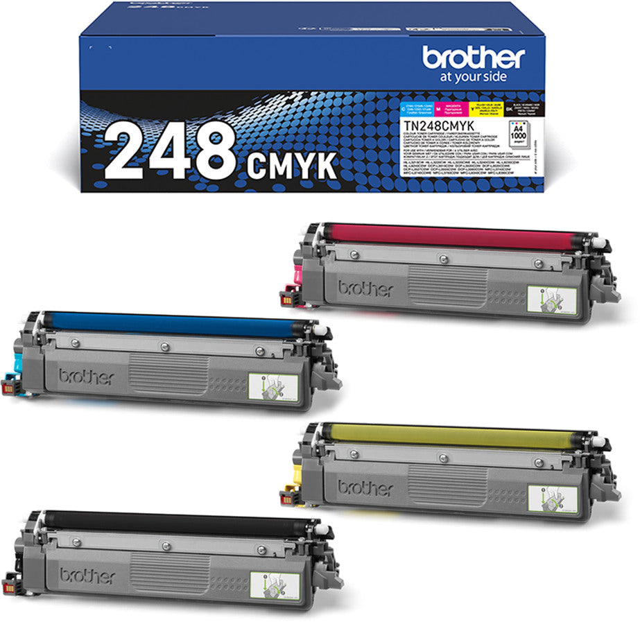BROTHER Toner Valuepack CMYK TN-248VAL HL-L8240CDW 1000 Seiten