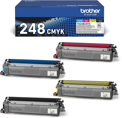 BROTHER Toner Valuepack CMYK TN-248VAL HL-L8240CDW 1000 Seiten