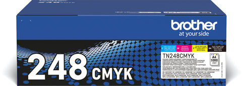 BROTHER Toner Valuepack CMYK TN-248VAL HL-L8240CDW 1000 Seiten