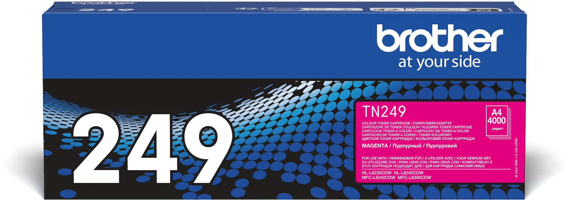 BROTHER Toner Super HY magenta TN-249M HL-L8240CDW 4000 Seiten