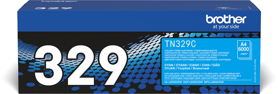 BROTHER Toner Super HY cyan TN-329C MFC-L8450CDW 6000 Seiten