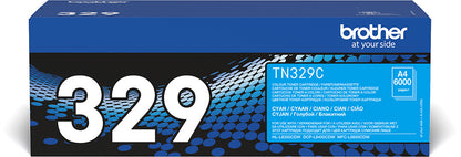 BROTHER Toner Super HY cyan TN-329C MFC-L8450CDW 6000 Seiten