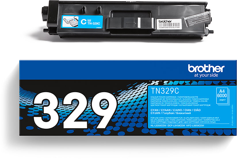 BROTHER Toner Super HY cyan TN-329C MFC-L8450CDW 6000 Seiten