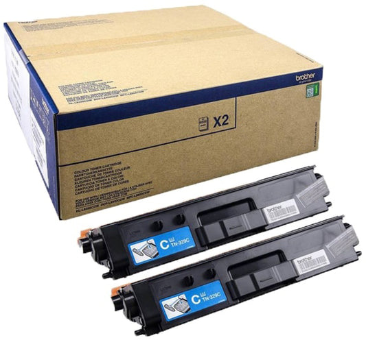 BROTHER Toner Super HY Twin cyan TN-329CTWIN MFC-L8450 2x6000 Seiten