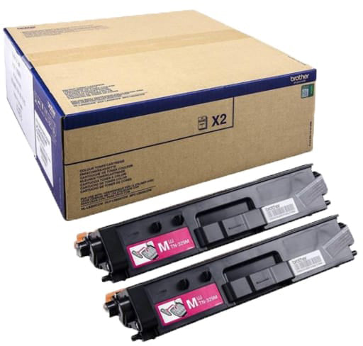 BROTHER Toner Super HY Twin magenta TN-329MTWIN MFC-L8450 2x6000 Seiten