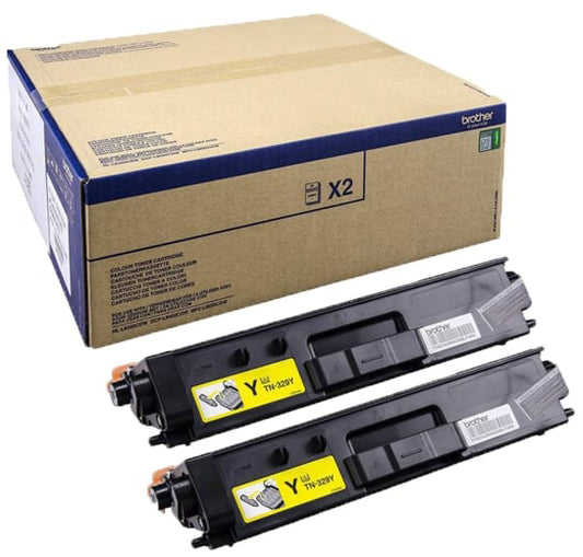BROTHER Toner Super HY Twin yellow TN-329YTWIN MFC-L8450 2x6000 Seiten