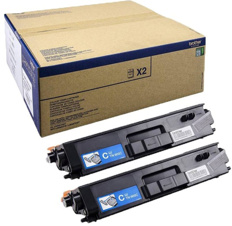 BROTHER Toner Super HY Twin cyan TN-900CTWIN HL-L9200CDWT 2x6000 Seiten