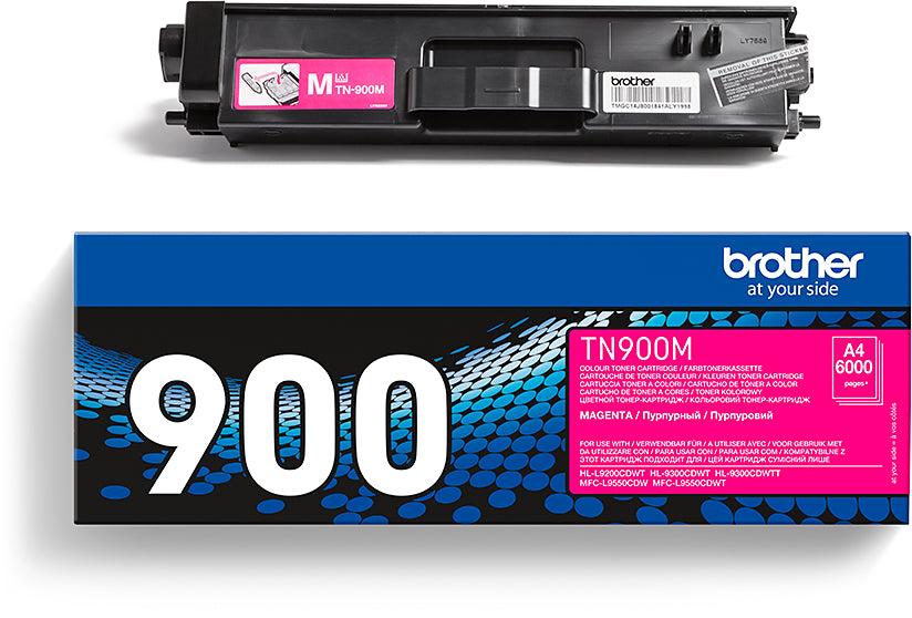 BROTHER Toner Super HY magenta TN-900M HL-L9200CDWT 6000 Seiten