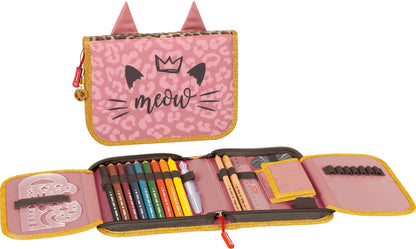 BRUNNEN Federmäppchen Sweet Wild Cat 1049120942 19.5x13.5x3.5cm
