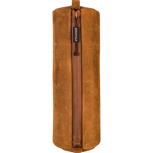 BRUNNEN Schlampermäppchen smaepp M 104922270 Wildleder braun 22x8cm