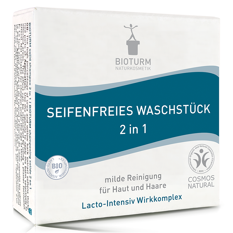 BIOTURM Seifenfreies Waschstück 2 in 1