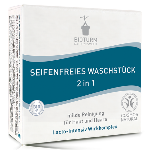 BIOTURM Seifenfreies Waschstück 2 in 1