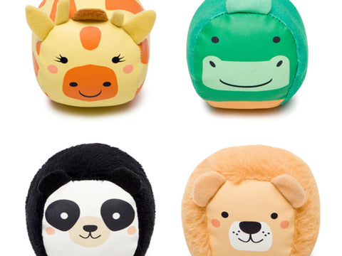 DOOBALLS - SET OF 4 PLUSH BALLS - DSCHUNGEL