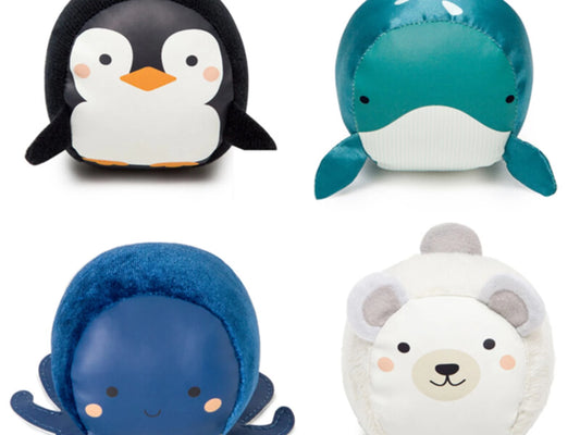 DOOBALLS - SET OF 4 PLUSH BALLS - OZEAN