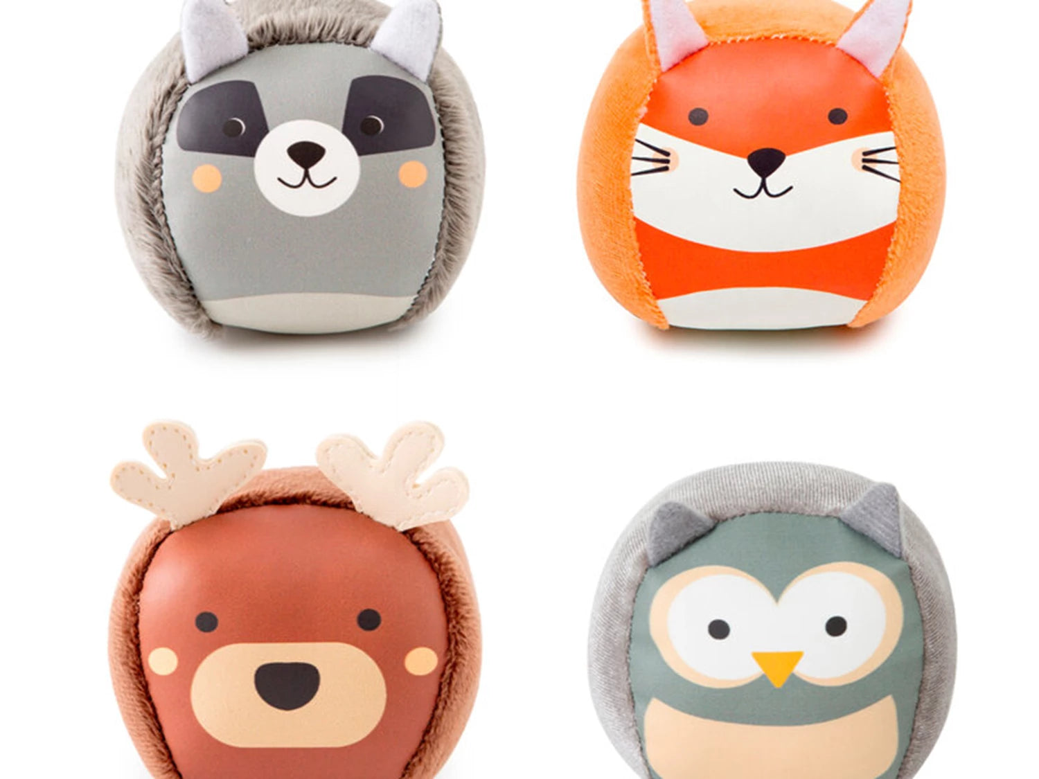 DOOBALLS - SET OF 4 PLUSH BALLS - WALD