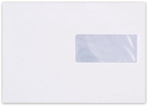BÜROLINE Couvert m/Fenster rechts C5 103487 100g, weiss 500 Stück