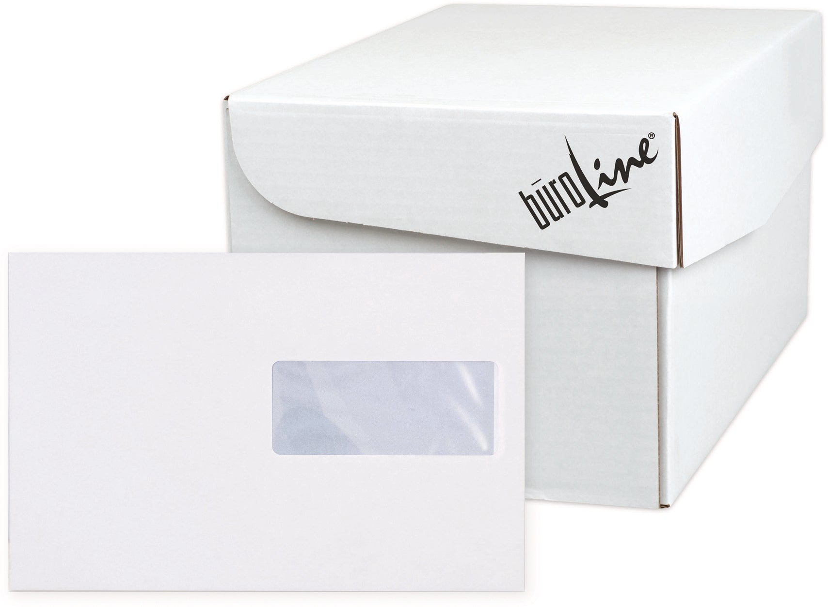 BÜROLINE Couvert m/Fenster rechts C5 103487 100g, weiss 500 Stück