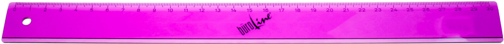 BÜROLINE Massstab 30cm 375939 violett/transparent
