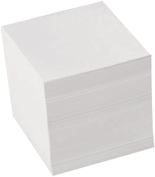 BÜROLINE Zettelbox Papier 90x90mm 376460 weiss, 80gr. 700 Blatt