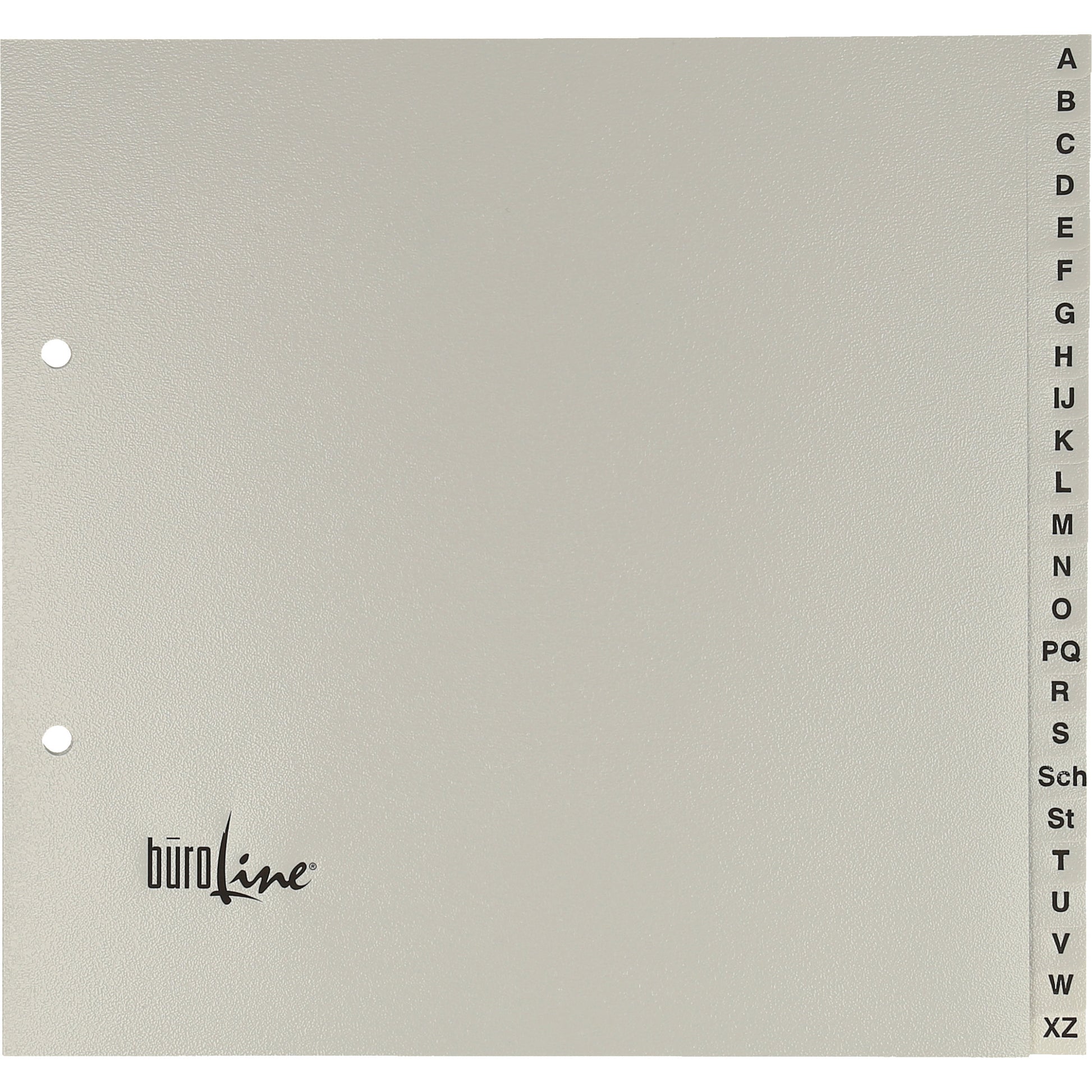 BÜROLINE Register PP A4 3/4 H. 40958 grau A-Z 20-teilig