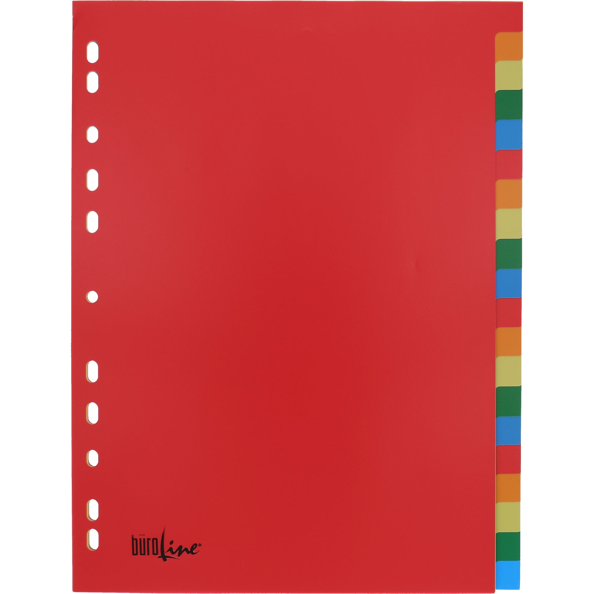 BÜROLINE Register PP bunt A4 40985 bunt 20-teilig