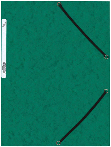 BÜROLINE Gummibandmappe A4 460695 grün, Karton