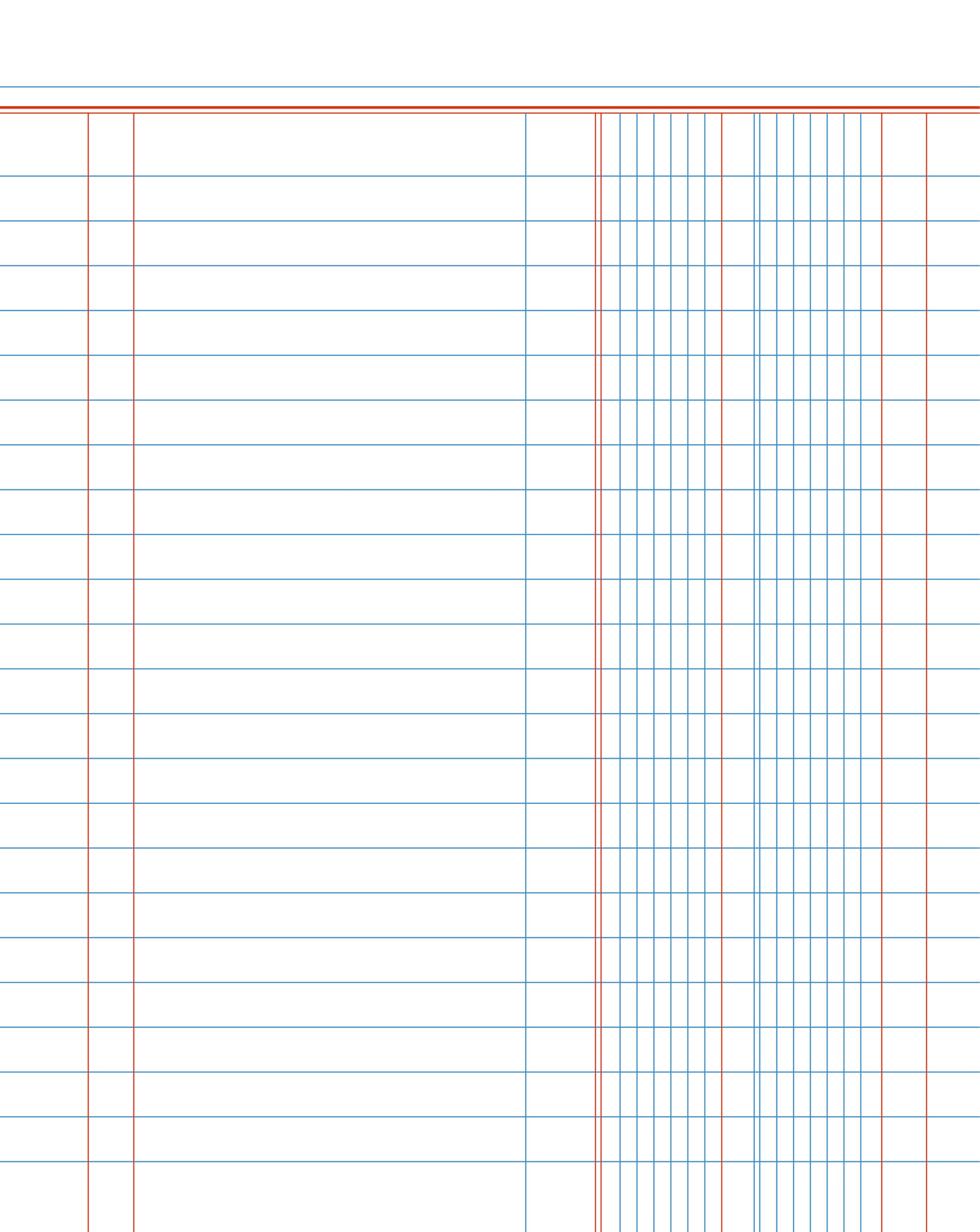 BÜROLINE Heft E5 533875010 2 Kolonnen 90g