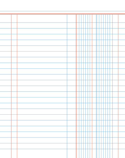 BÜROLINE Heft E5 533875010 2 Kolonnen 90g