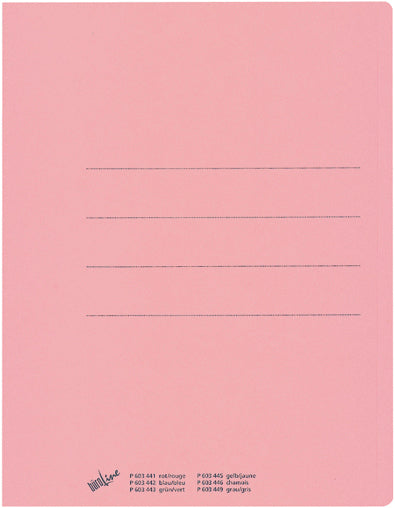 BÜROLINE Einlagemappe Recycling A4 603441 rot 240g/m2 100 Stück