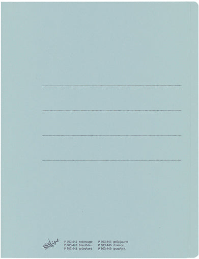 BÜROLINE Einlagemappe Recycling A4 603442 blau 240g/m2 100 Stück
