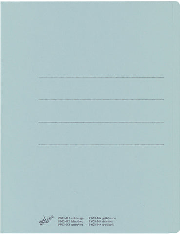 BÜROLINE Einlagemappe Recycling A4 603442 blau 240g/m2 100 Stück