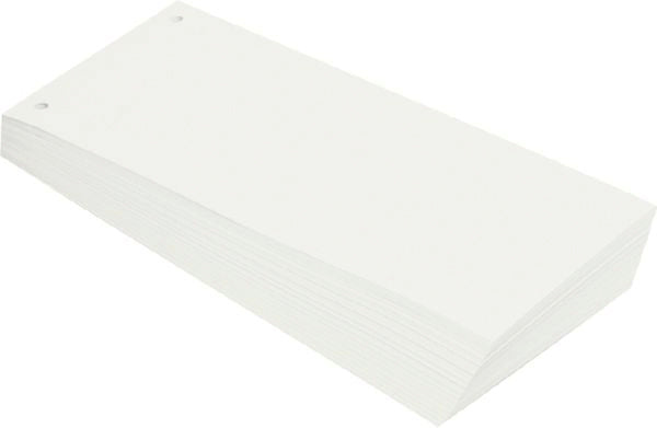 BÜROLINE Trennstreifen 10,5x24cm 660577 weiss 100 Stück