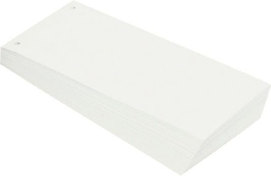 BÜROLINE Trennstreifen 10,5x24cm 660577 weiss 100 Stück