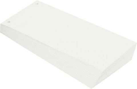 BÜROLINE Trennstreifen 10,5x24cm 660577 weiss 100 Stück