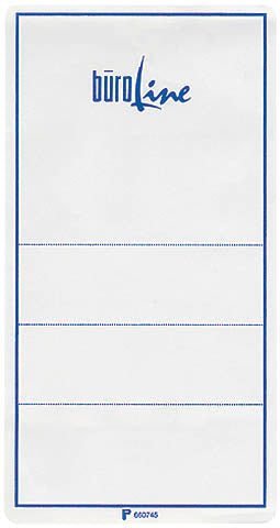 BÜROLINE Etiketten 85x160mm 660746 weiss 50 Stück