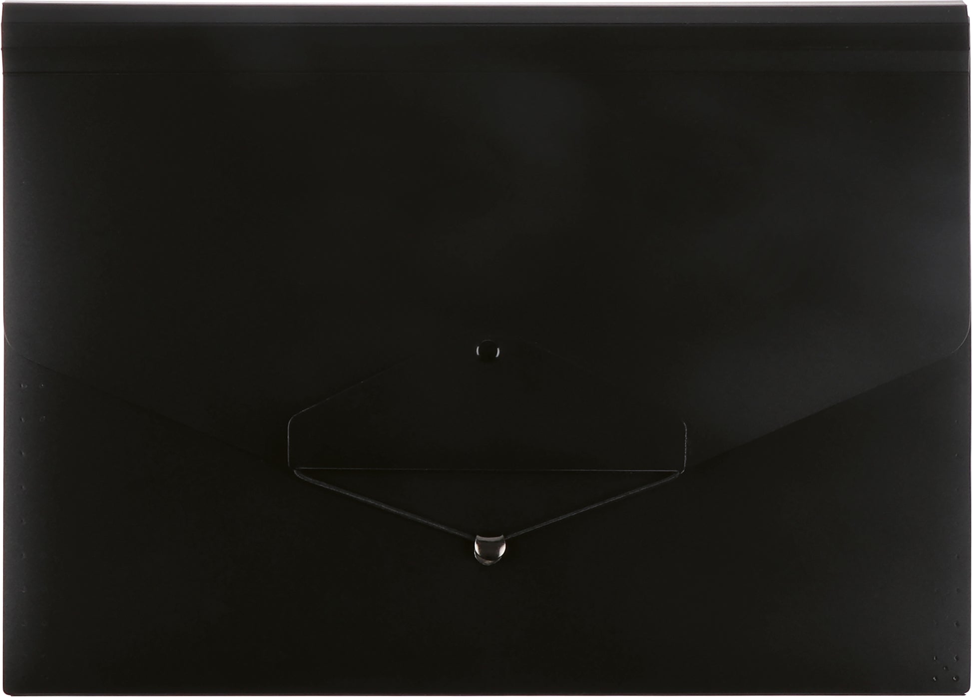 BÜROLINE Fächermappe A4 663292 schwarz 12-teilig