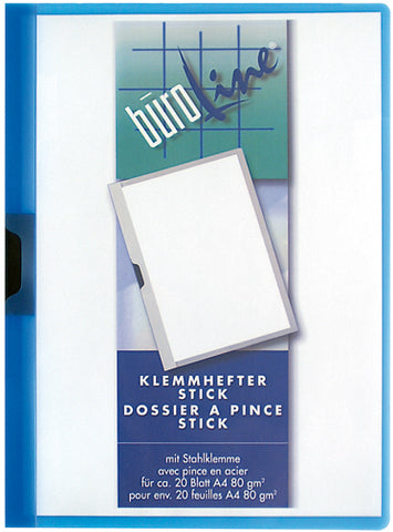 BÜROLINE Klemmhefter A4 667294 blau