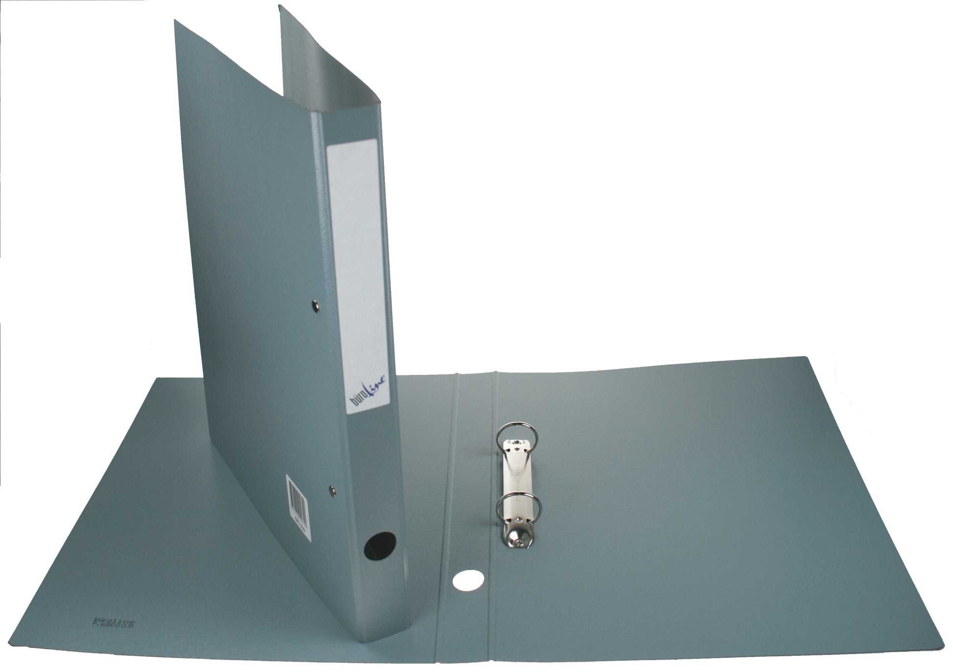 BÜROLINE Ringbuch 3cm 680009 grau 2-Ring A4