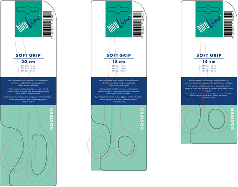 BÜROLINE Schere SoftGrip 18cm E-30271 ECO rostfrei